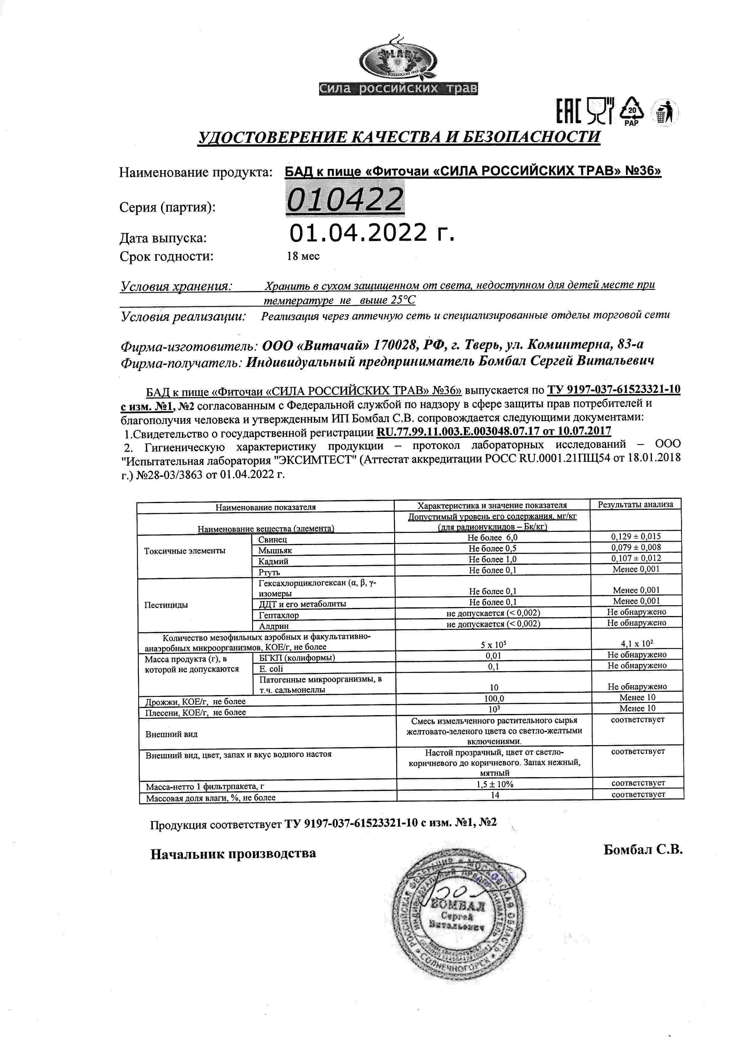 Паспорт №042022